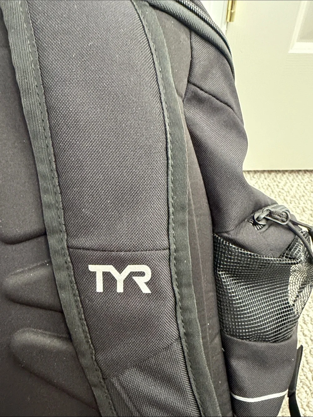 TYR Black Alliance 30L SwimBackpack with Multiple Pockets, Wet Area For Suits